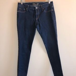 Womens Express extreme stretch legging low rise skinny jeans size 10R